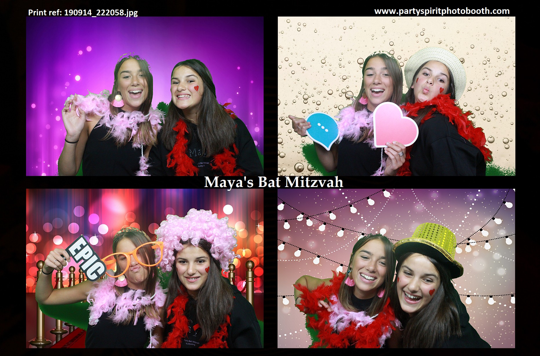 Maya's Bat Mitzvah | View more photos from the event at gallery.partyspiritphotobooth.com/u/PartySpiritPhotoBooth/Mayas-Bat-Mitzvah